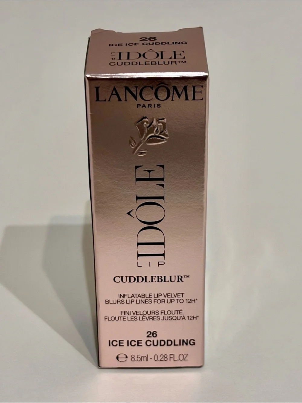 Lancôme Lip Idôle CuddleBlur Lip Velvet Blurring Matte 26 Ice Ice Cuddling